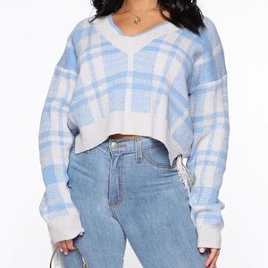 Living The Comfy Life Cropped Sweater